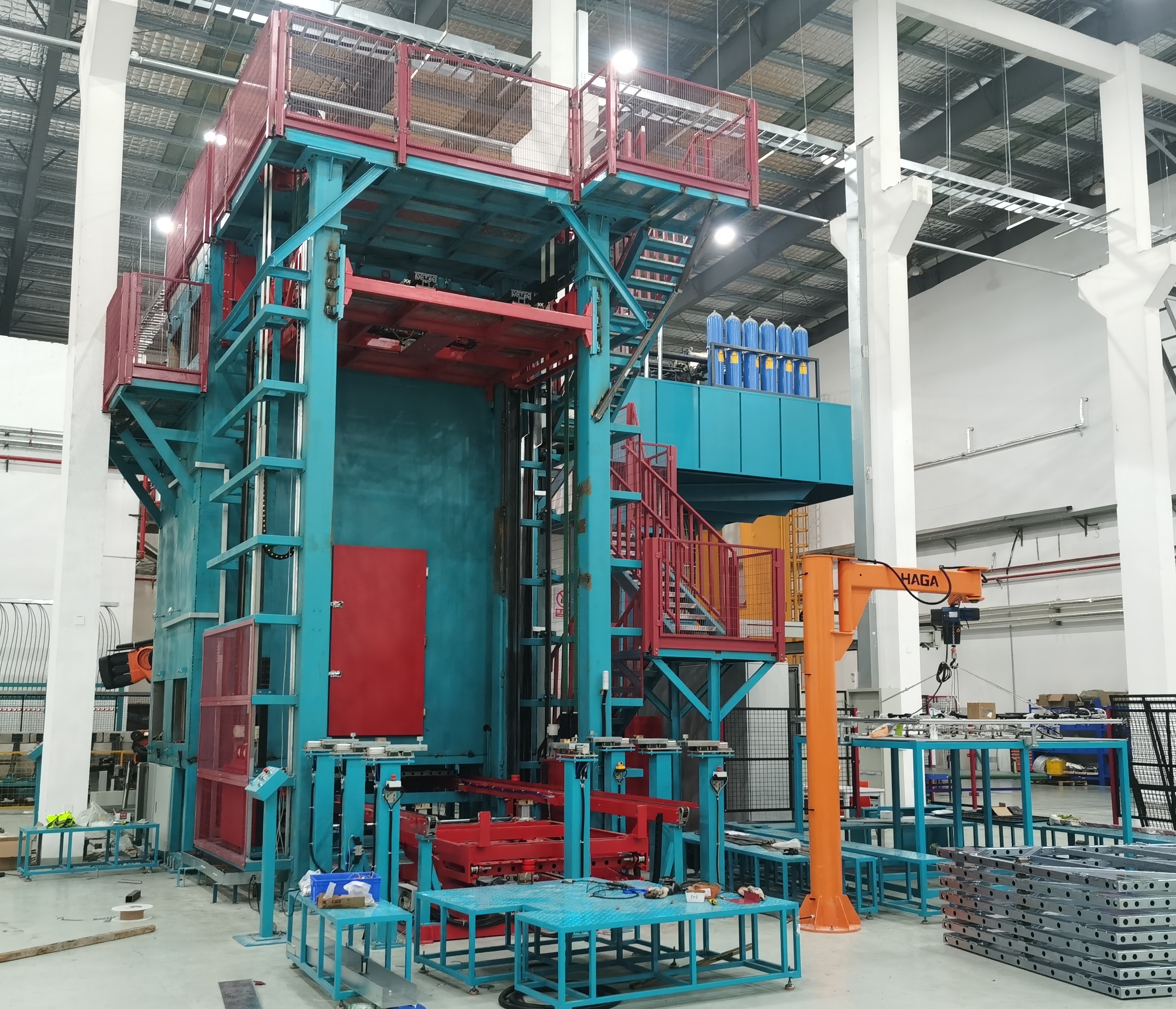 Vertical Conveyor Tunnel Heating Oven 