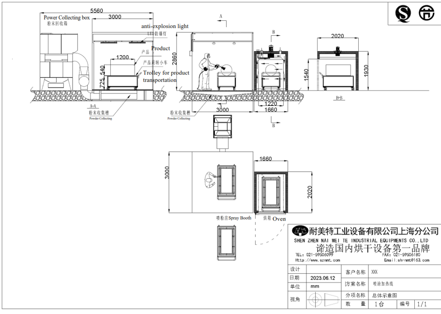 Sparying Booth and Heating Oven